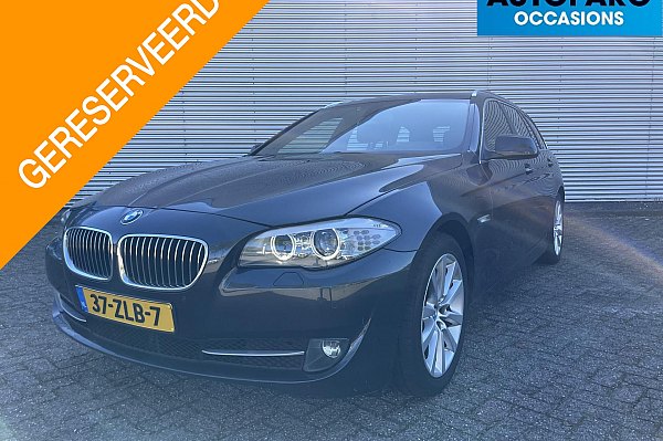 BMW 5 Serie Touring 520i High Executive COMFORT STOELEN, NAVI, LEDER, AUTOMAAT, NL GELEVERD, LUCHTVERING.