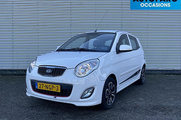 Kia Picanto 1.1 R-SportbyKia ZEER SPECIALE UITVOERING, NR 2 VAN 110, AIRCO/CLIMA, HALF LEDER, ZEER LEUK.