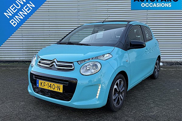 Citroën C1 1.2 PureTech Airscape Shine ELECTRISCH VOUWDAK, AIRCO, CRUISE CONTROL, GOED ONDERHOUDEN, CAMERA.